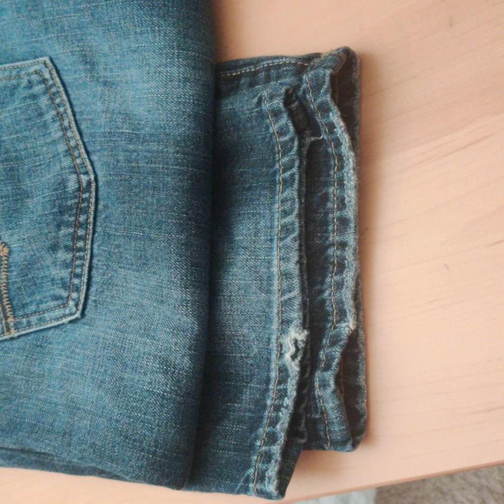 American Eagle Men's Slim Straight 100% cotton dark wash Jeans (28/30) - Picture 6 of 8